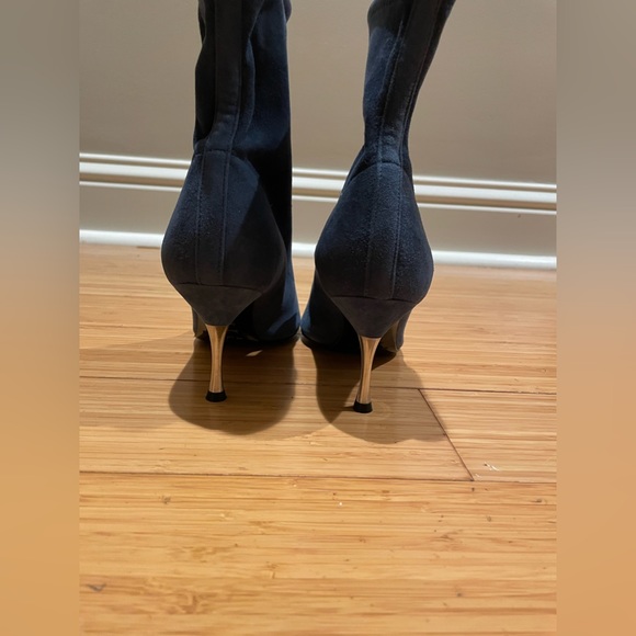 Sergio Rossi Suede Calf Bottie Size 5 - Picture 7 of 9